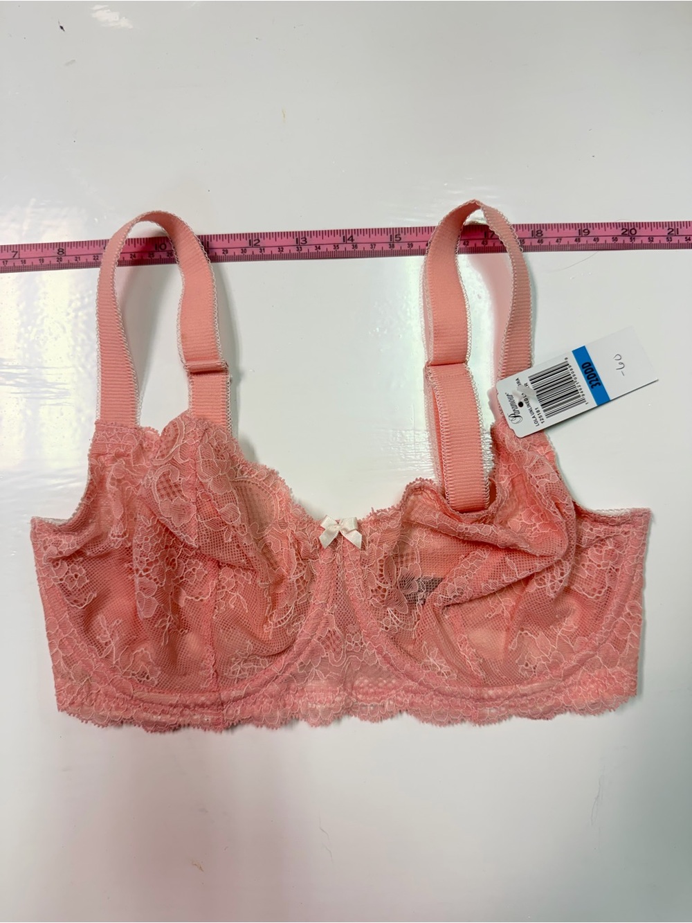 Paramour pink Lace Underwire Bra with Bow